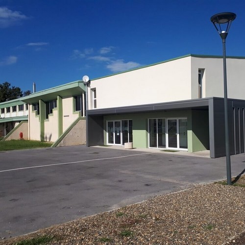 Agrandissement de salle omnisports par l'entreprise Pellarini