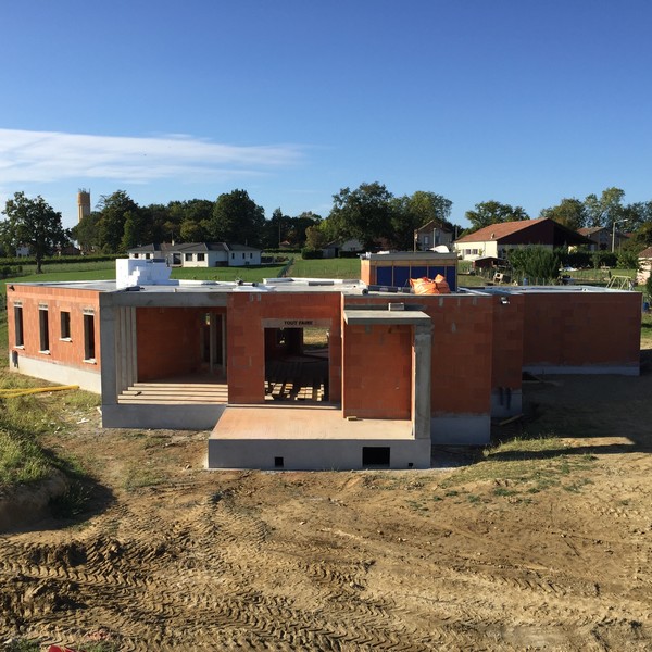 Maçonnerie neuve maison à Lanne-Soubiran