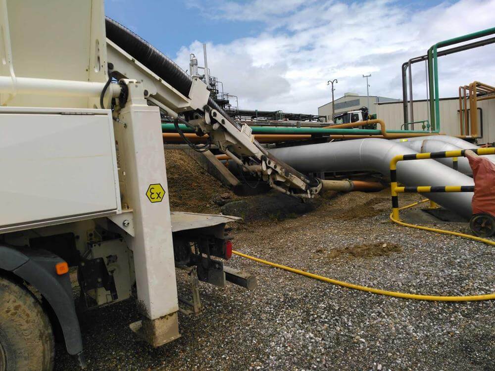 Muret de soutènement avec enrochement à Lussagnet