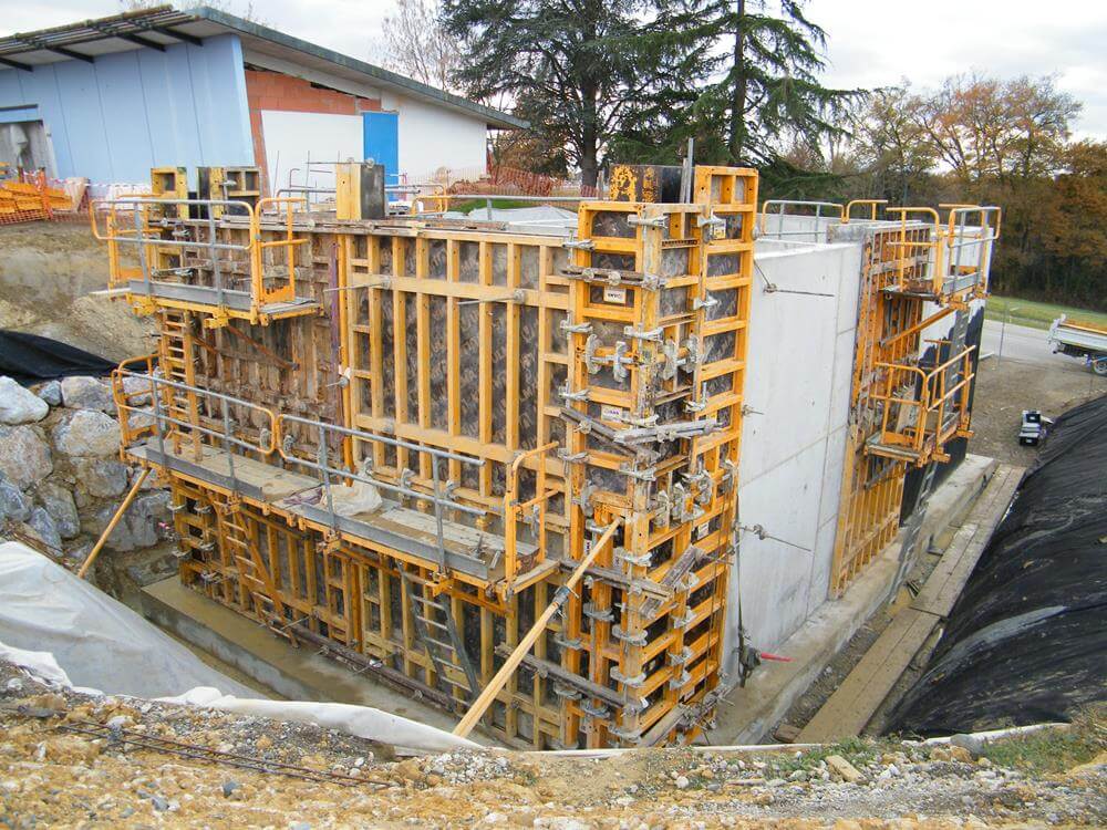 Réalisation de fosses en béton banché à Lussagnet