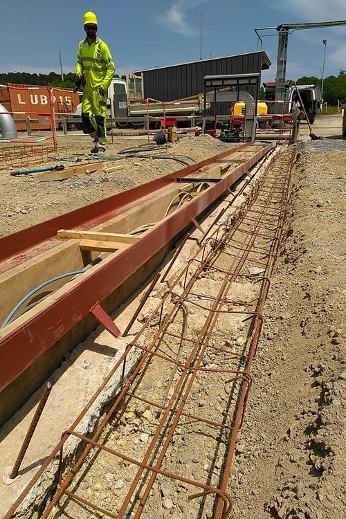 Reprise d'un caniveau existant à Lussagnet