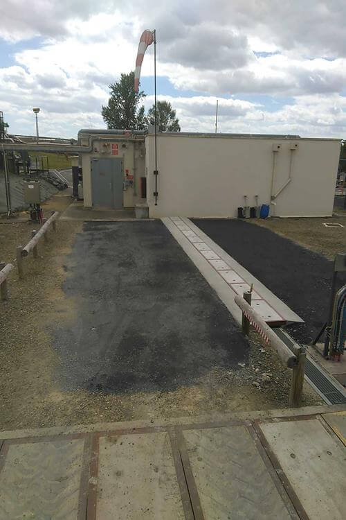 Reprise d'un caniveau existant à Lussagnet