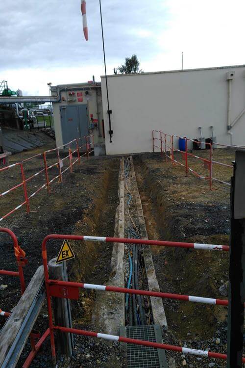 Reprise d'un caniveau existant à Lussagnet