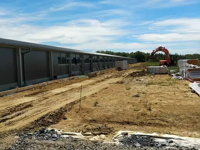 Réalisation de plateforme pour une cuve de 100 000 litres