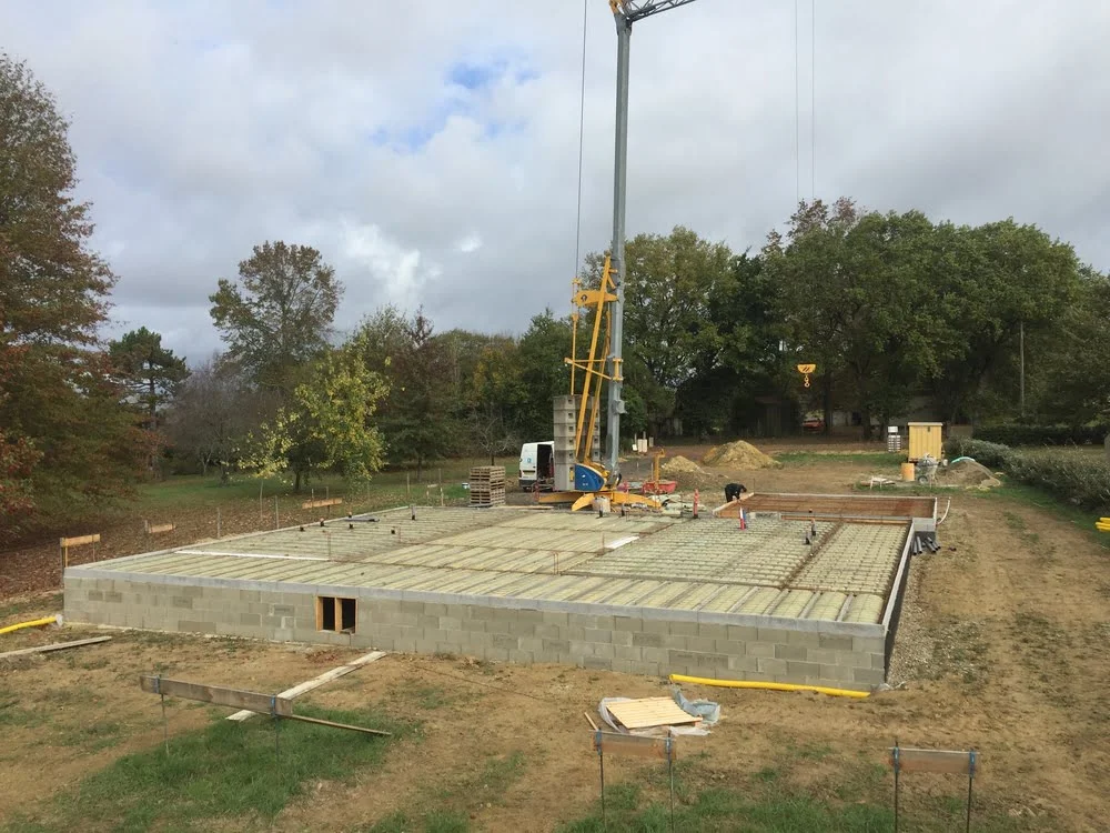 Enduit de façade de garage à Aire sur Adour