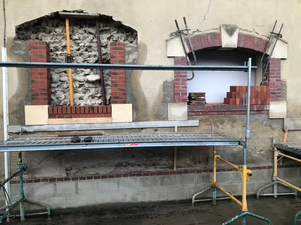 Création d'ouvertures par l'entreprise Pellarini à Aire sur l'Adour