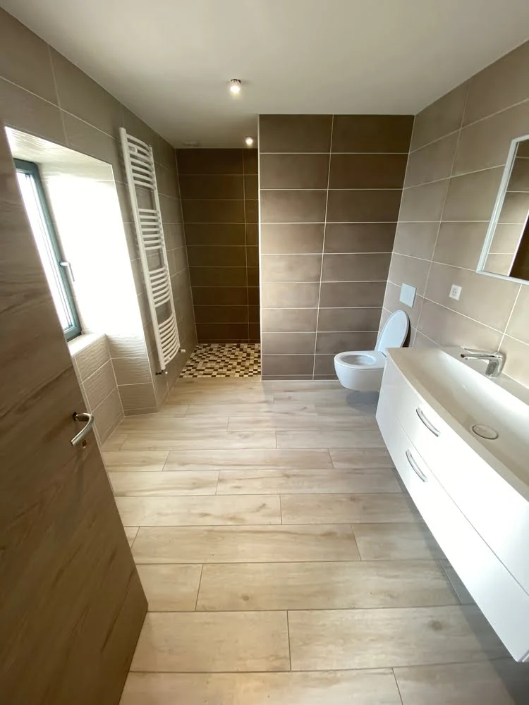 Salle de bains rénovée dans les Landes