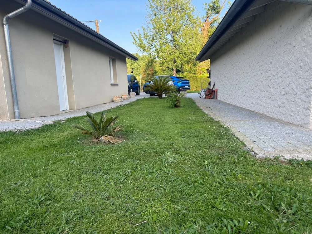 Mur de galets à rénover à Mont de Marsan