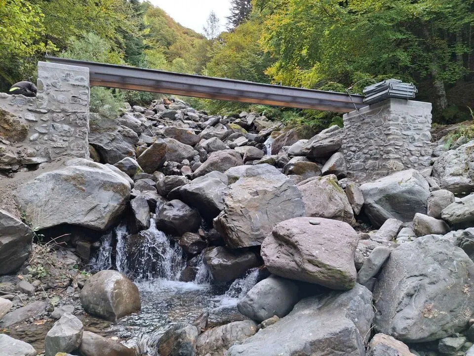 Reprise d'un caniveau existant à Lussagnet