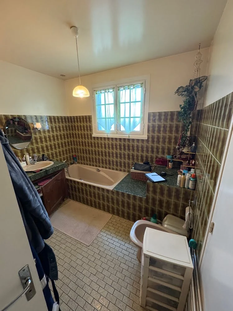 Mise en accessibilité d'une salle de bain - avant