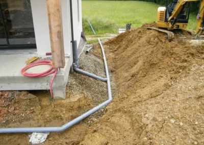 Travaux de réseau pluvial
